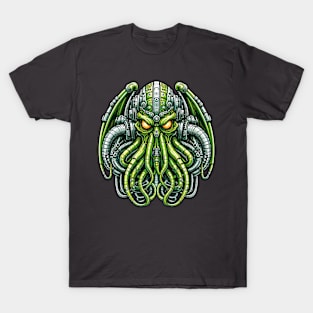 Biomech Cthulhu Overlord S01 D45 T-Shirt